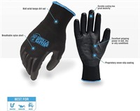 (20 Pack) Gorilla Grip Gloves-Large.