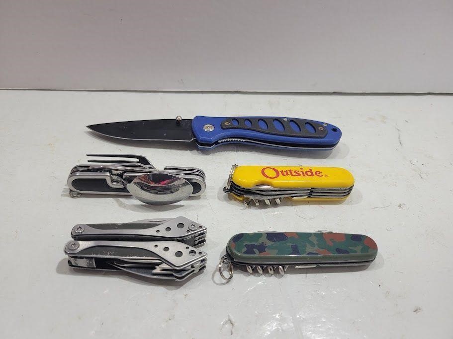 (5) Assorted Pocket Knives