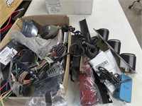 Assorted wiring, gauge cluster, misc.