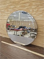Etched Round Mirror