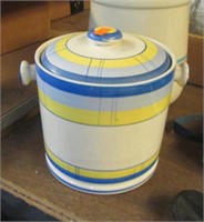 POTTERY CANISTER -- JAPAN