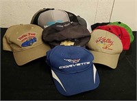 Group of Corvette hats