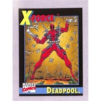 1991 Marvel Deadpool Card In Nice Shape
