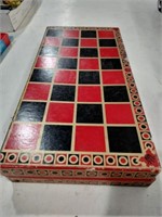 box checker and backgammon set