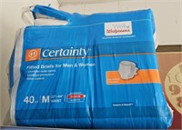 Certainty Fitted Briefs for Men & Women