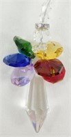 Handmade Rainbow Crystal Angel Suncatcher