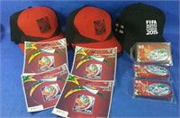 2015 FIFA soccer items : keychains, hats and