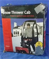 Used snow thrower cab