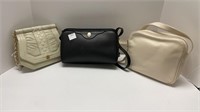 (3) purses, (1) Mark Cross, (1) English purse,