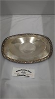 Vintage silver plate tray