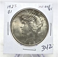 1925 Silver Dollar Unc.