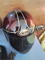 Arai helmet with face shield