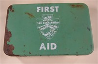 Vintage Metal First Aid Container