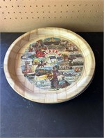 Bamboo Alaska Souvenir Plate