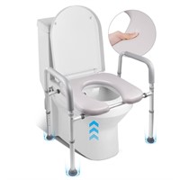 Hotodeal Toilet Seat Risers for Seniors  Heavy