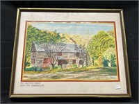 Emmaus PA Shelter House Watercolor.