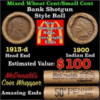 Small Cent Mixed Roll Orig Brandt McDonalds Wrappe