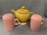 Fiestaware Shakers with Pitcher