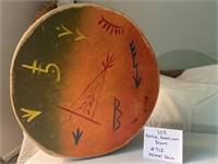 Native American Drum #712 Animal Skin