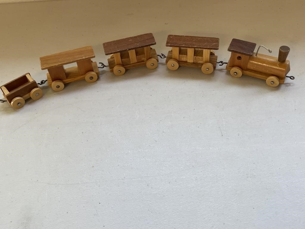 (5) Piece German Wooden Train