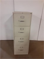 Metal File Cabinet 18"x25"x52" tall