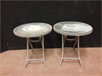 Patio End Tables 18"x18"x19" tall