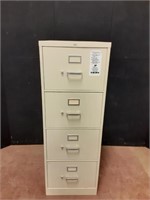 Metal File Cabinet 18"x25"x52" tall