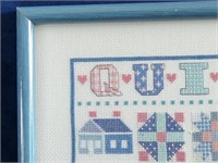CROSS STITCH SAMPLER OF QUILTS