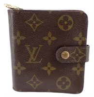 Louis Vuitton Monogram Compact Zip Wallet