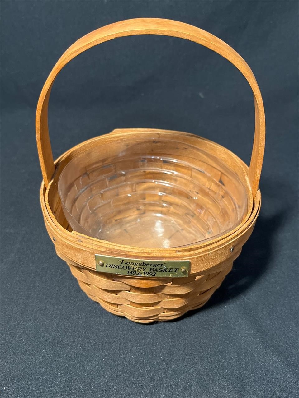 Longaberger Discovery 1492-1992 Handwoven basket.