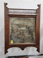 AMAZING QUAIL SHADOW BOX TAXIDERMY, 36 3/4" T