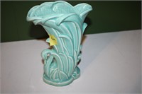 McCoy pottery swan vase