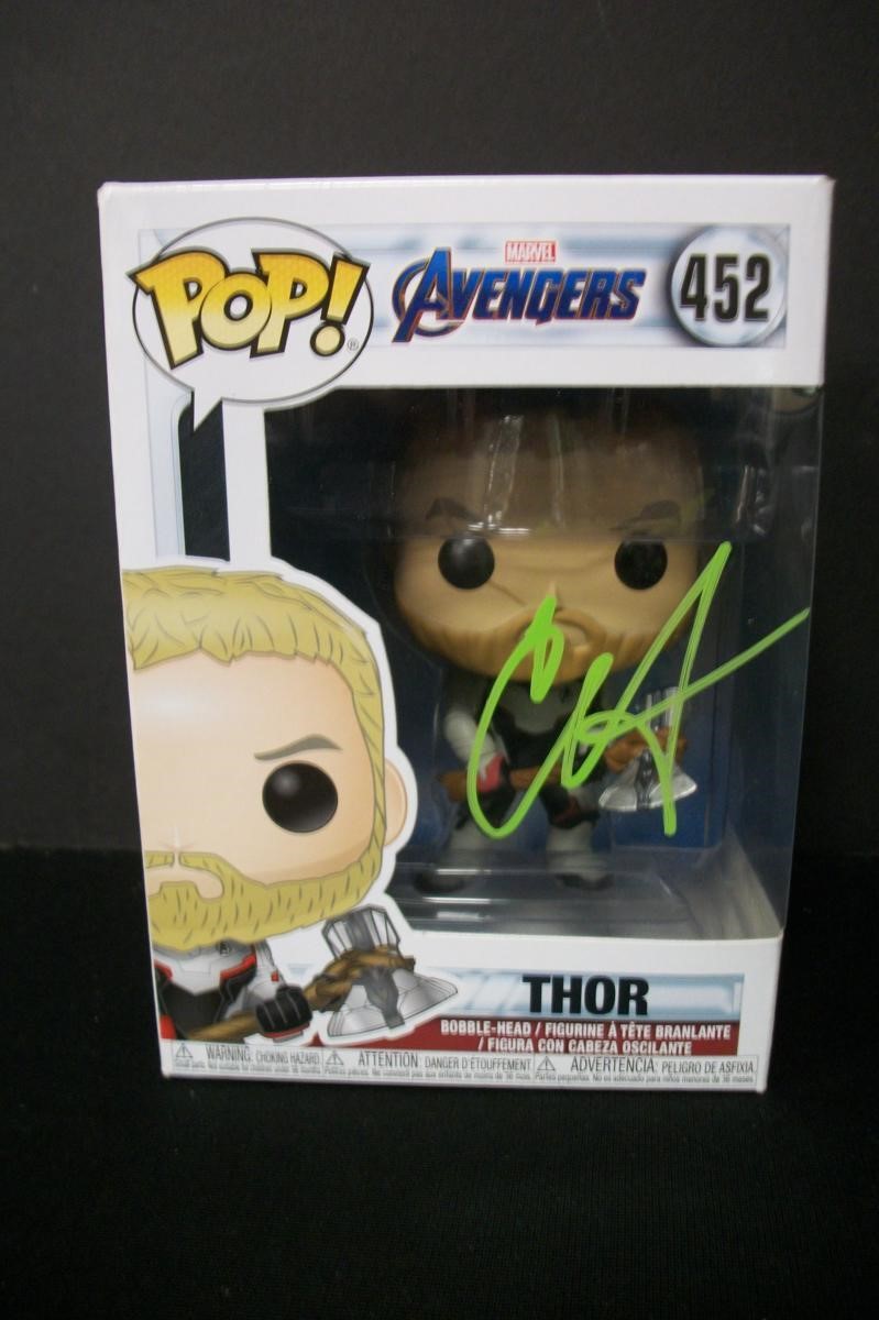 CHRIS HEMSWORTH SIGNED THOR FUNKO COA