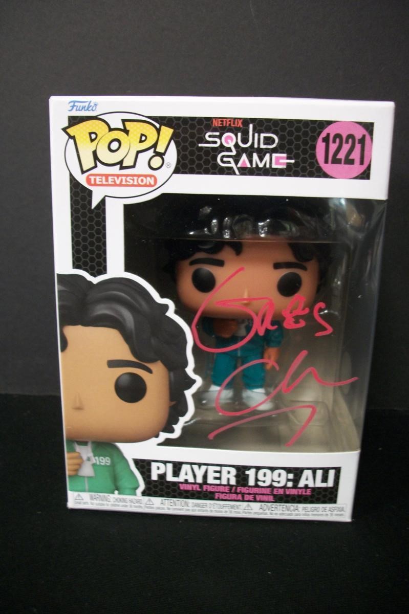 ANUPAM TRIPATHI SIGNED SQUID GAMES FUNKO COA