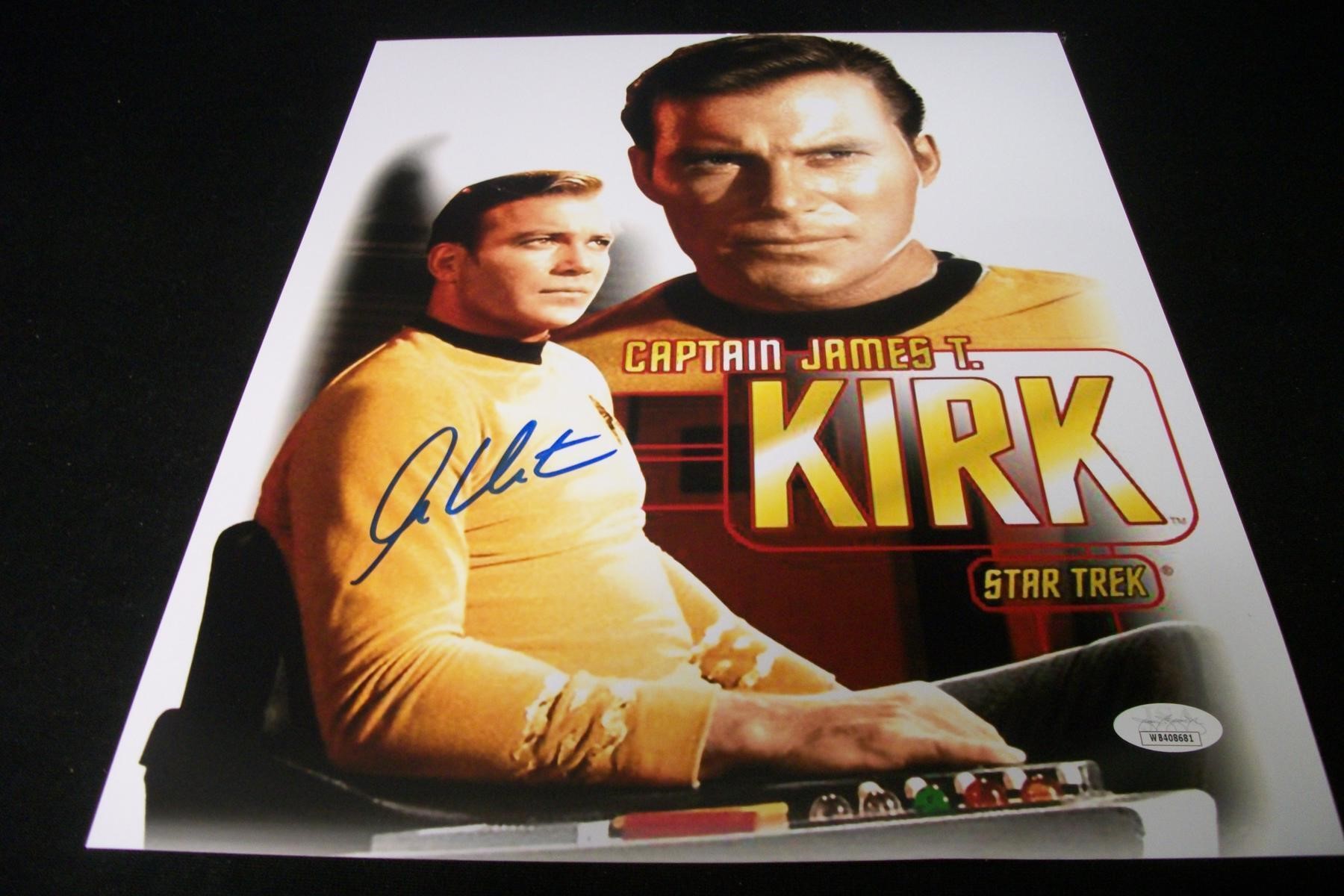 WILLIAM SHATNER SIGNED 11X14 PHOTO JSA COA