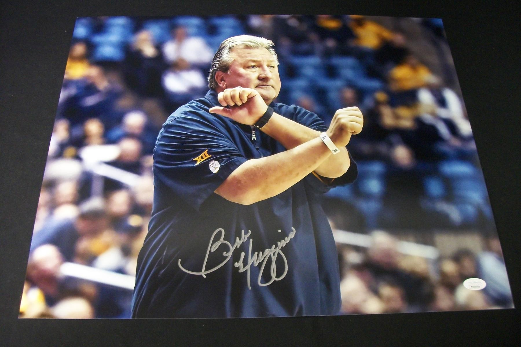 BOB HUGGINS SIGNED 16X20 PHOTO JSA COA