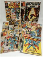 (J) DC  Comics including Action Comics and more.