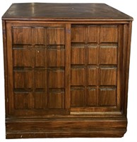 Mid Century Wood Cabinet