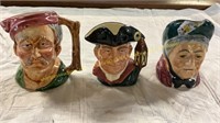 3ct Toby Character Jugs