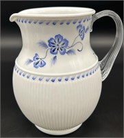 Fenton Hp True Blue On Milk Pitcher By S Davis