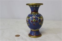 Vintage Chinese Cloisonné Dragon Vase