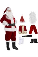( New / Large ) Adult Santa Claus Costume, Adult