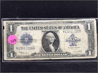 $1 Silver certificate blanket note large bill