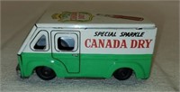 Vintage Canada Dry Special Sparkle Metal Van