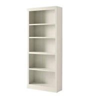 Hampton Bay 71.18" White Wood 5-shelf Bookcase