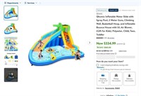 E9506  Qhomic Inflatable Water Slide