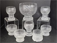 1970'S TIMO SARPANVERA KEKKERIT "ICE" GLASS