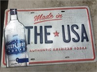 DEEP EDDY VODKA MADE IN THE USA TIN