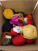 ASSTD WOOL YARN, LIMBO, CASCADE, WORSTED WOOL, &