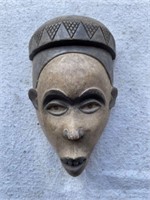 African Wood Carved Tribal Mask